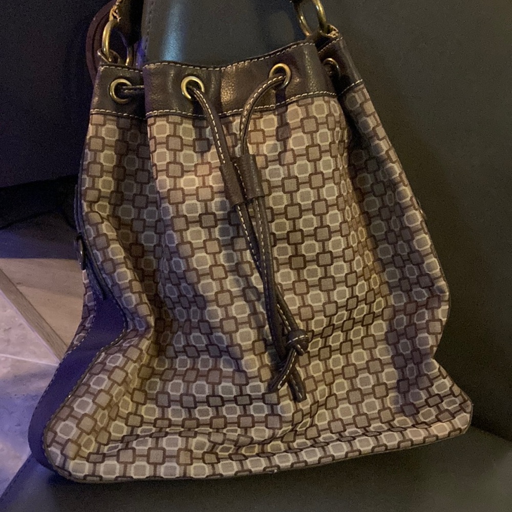 Brown Patterned Women's Bag